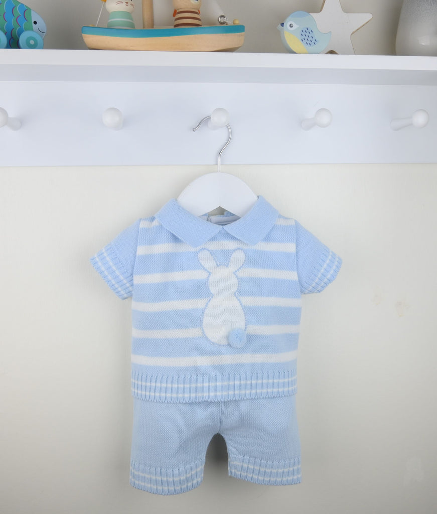 Bunny Shorts Set  Blue  Pack of 4