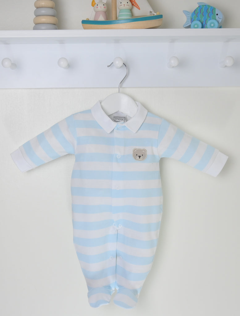 Striped Ted Sleepsuit