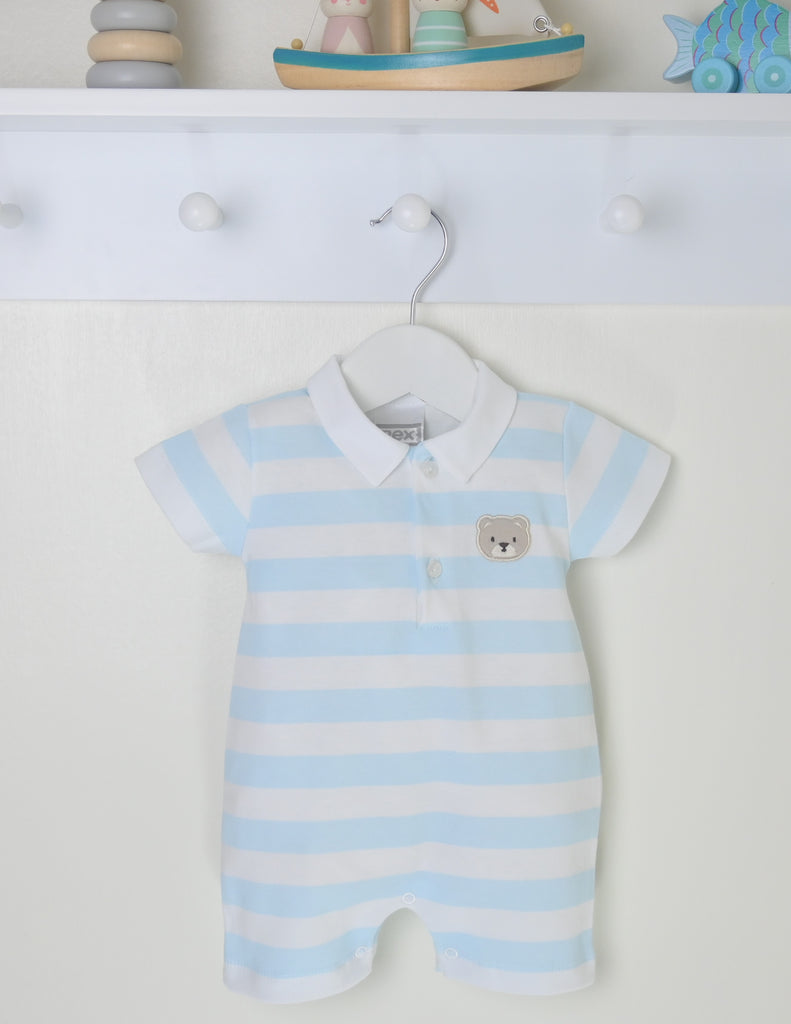 Striped Ted Romper Suit