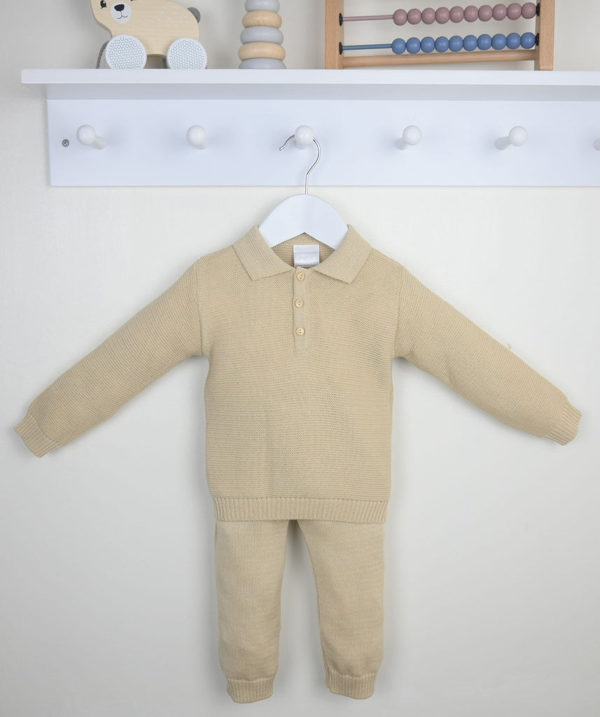 Henley Luxury Suit  Sand