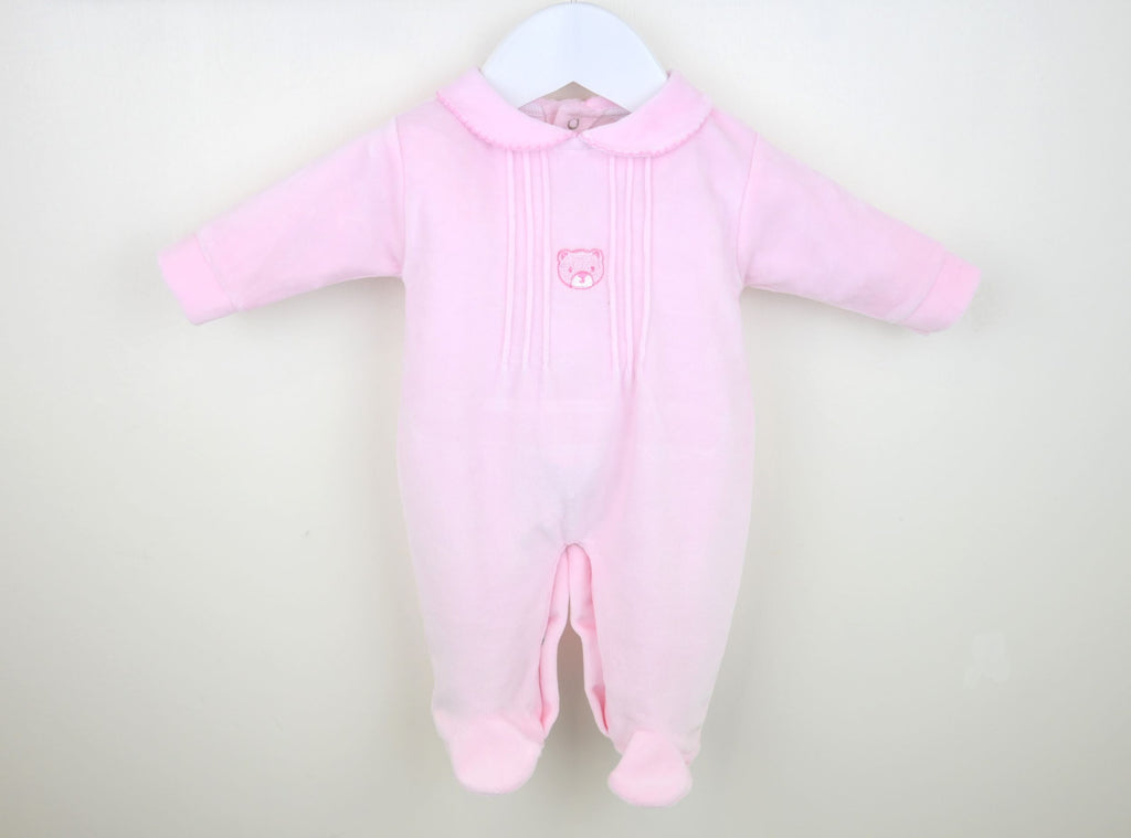 Bear Sleepsuit Pink