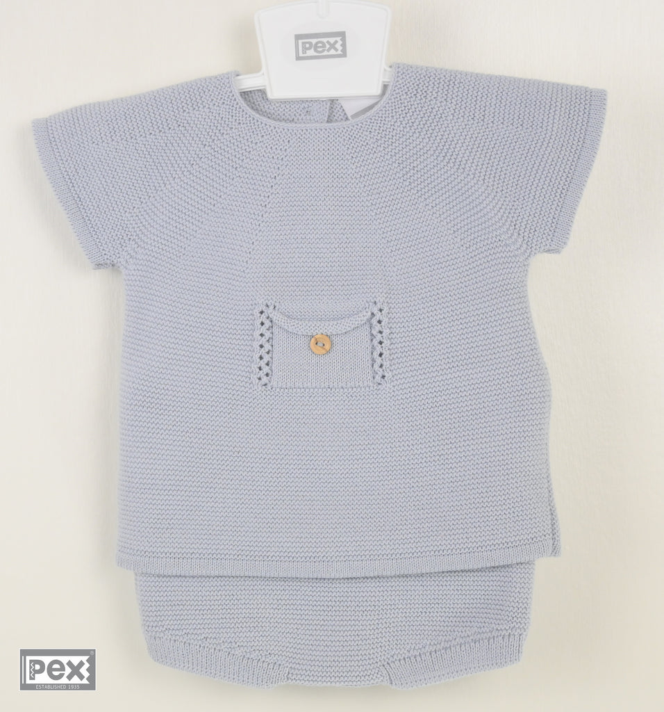 Boys grey knitted outfit