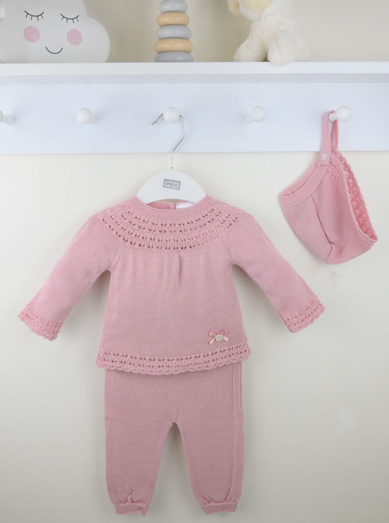 Cara 3 Piece Outfit  Dusky Pink