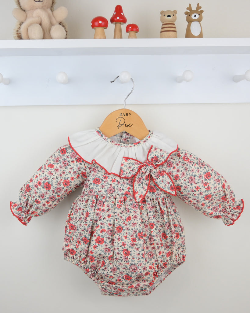 Winter Rose Romper