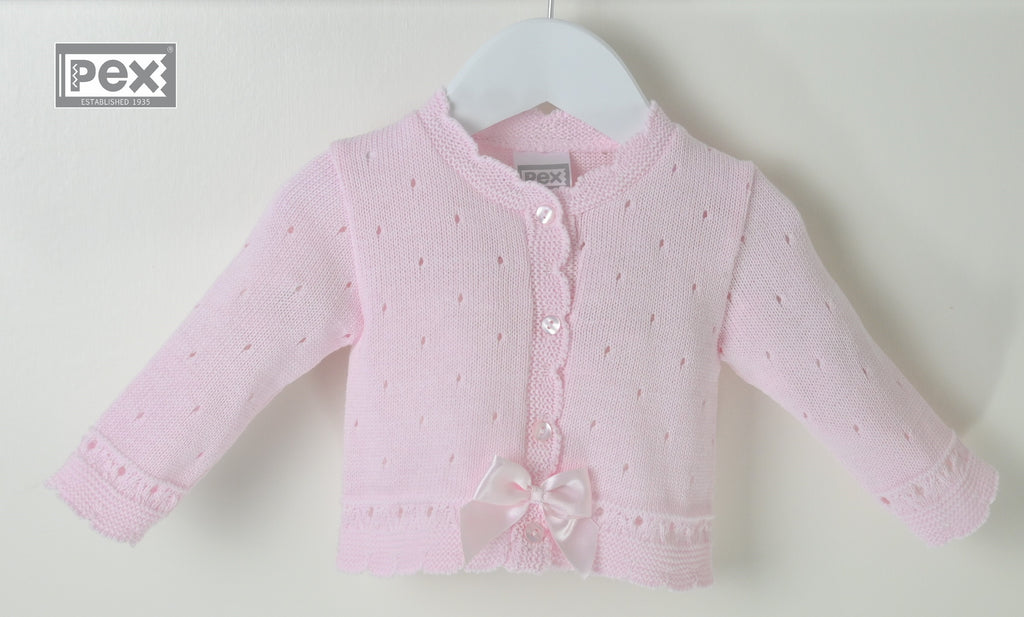 Pink Cotton Cardigan