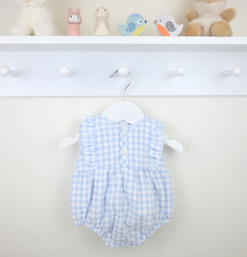 Gingham Frill Romper