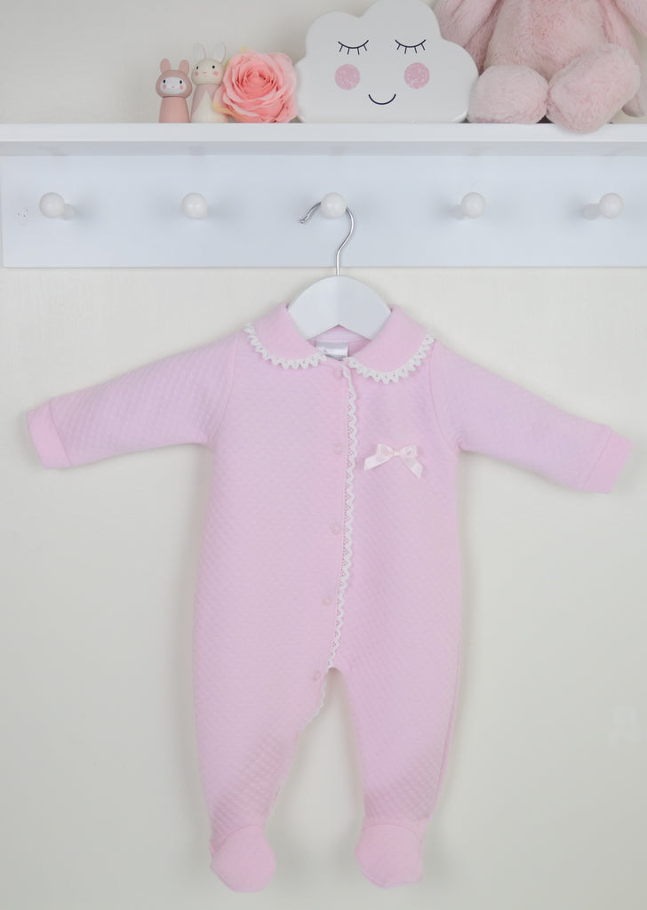 Abigail Sleepsuit  Pink