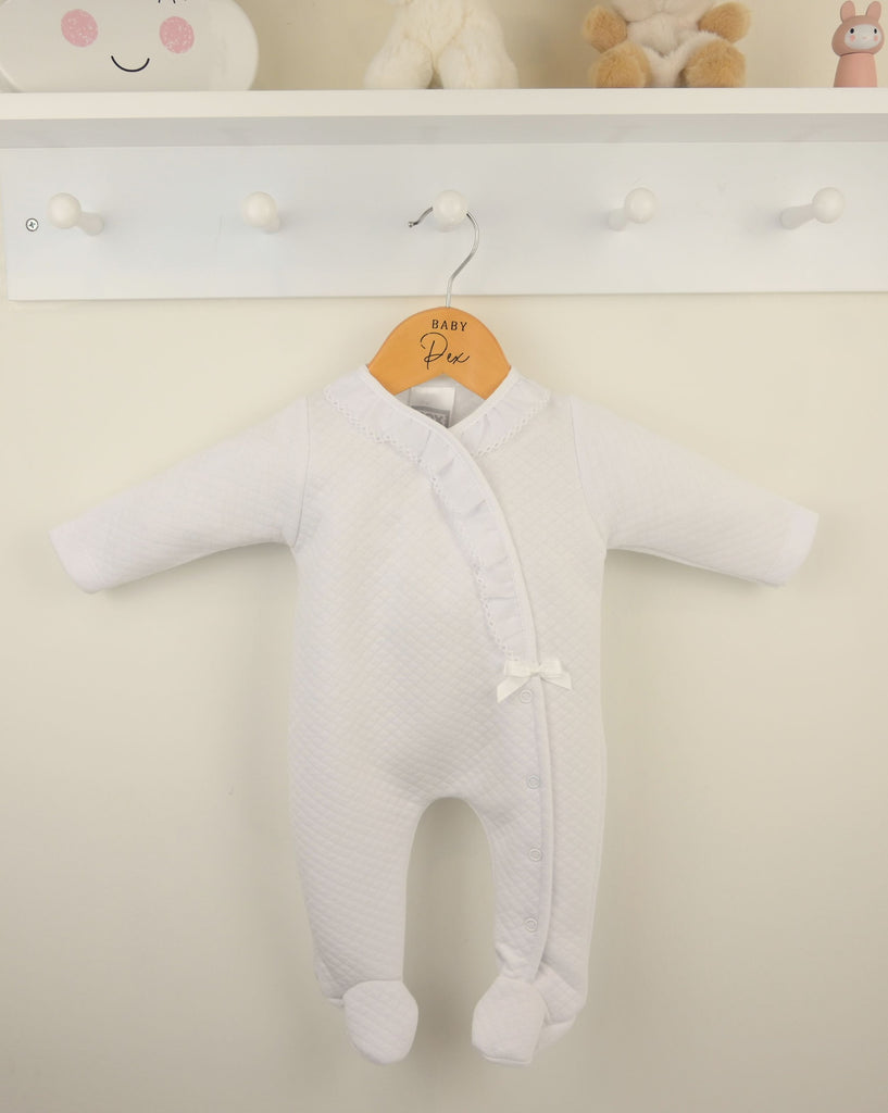 Madelyn Sleepsuit   White