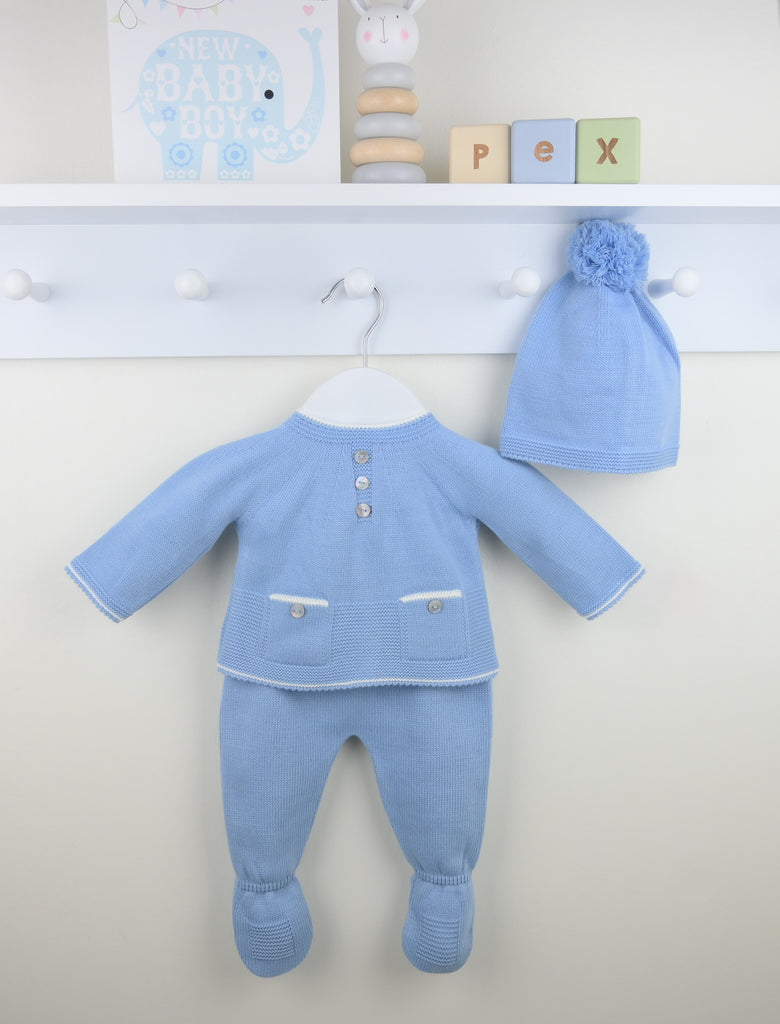 Bertie Suit  Dusky Blue