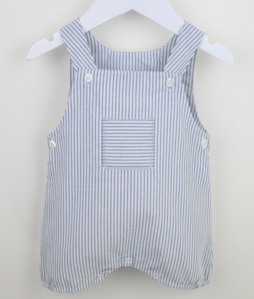 Striped dungarees