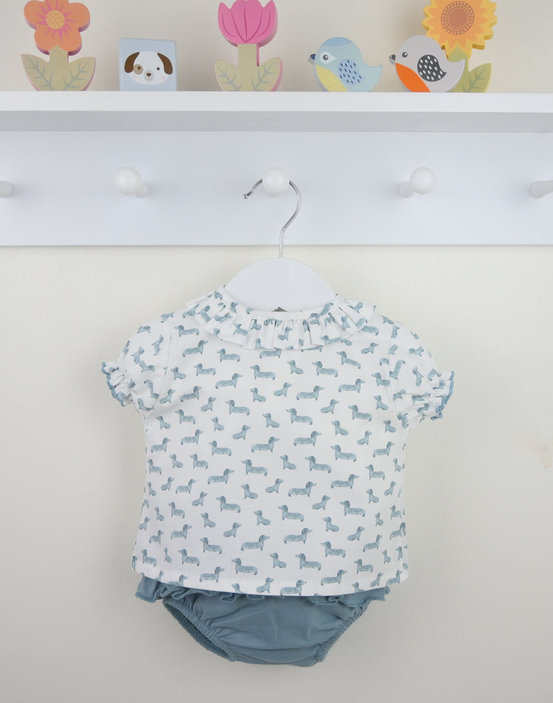 Girls Dog print outfit