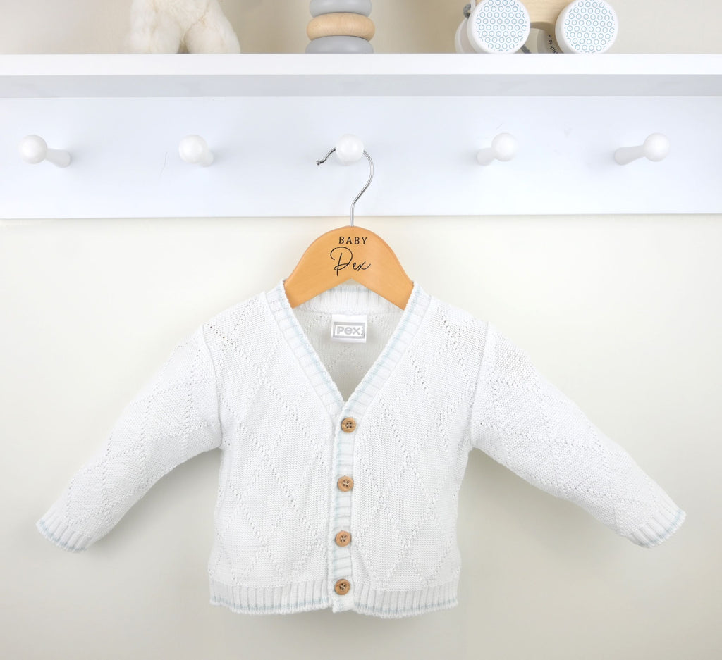 Joshua Cotton Cardigan  White