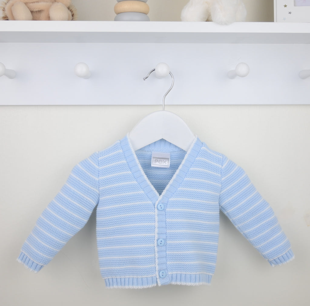 Jacob Cardigan  Blue/White
