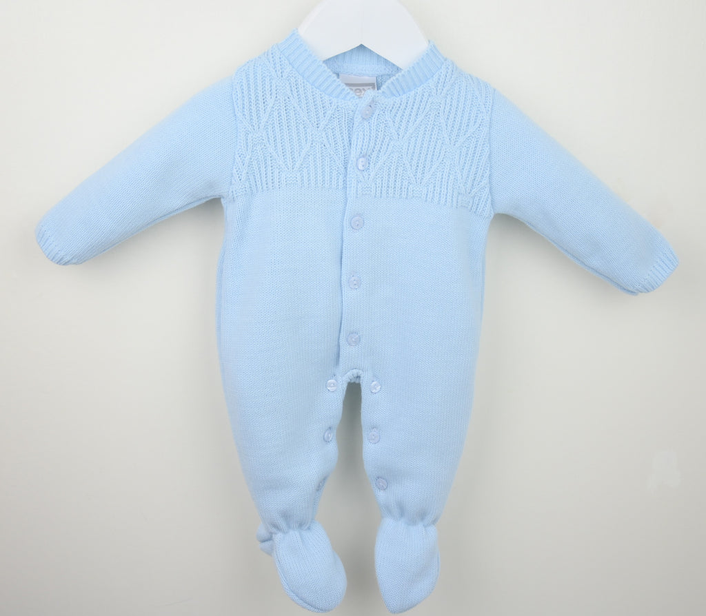 Boys blue romper
