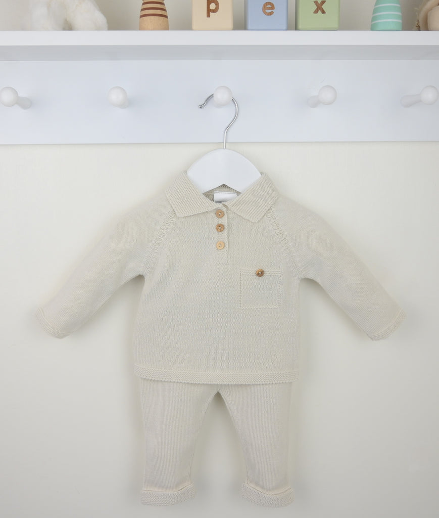 Natural Knitted Suit