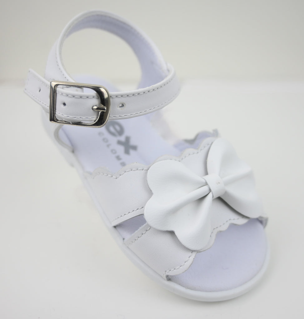 Bobbi Sandal  White Patent
