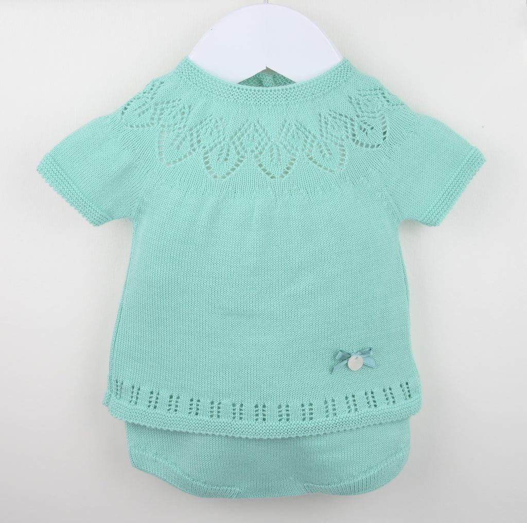 Girls Pants suit green
