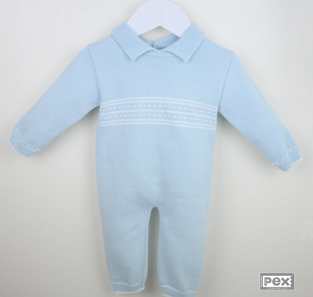 Boys knitted romper Blue