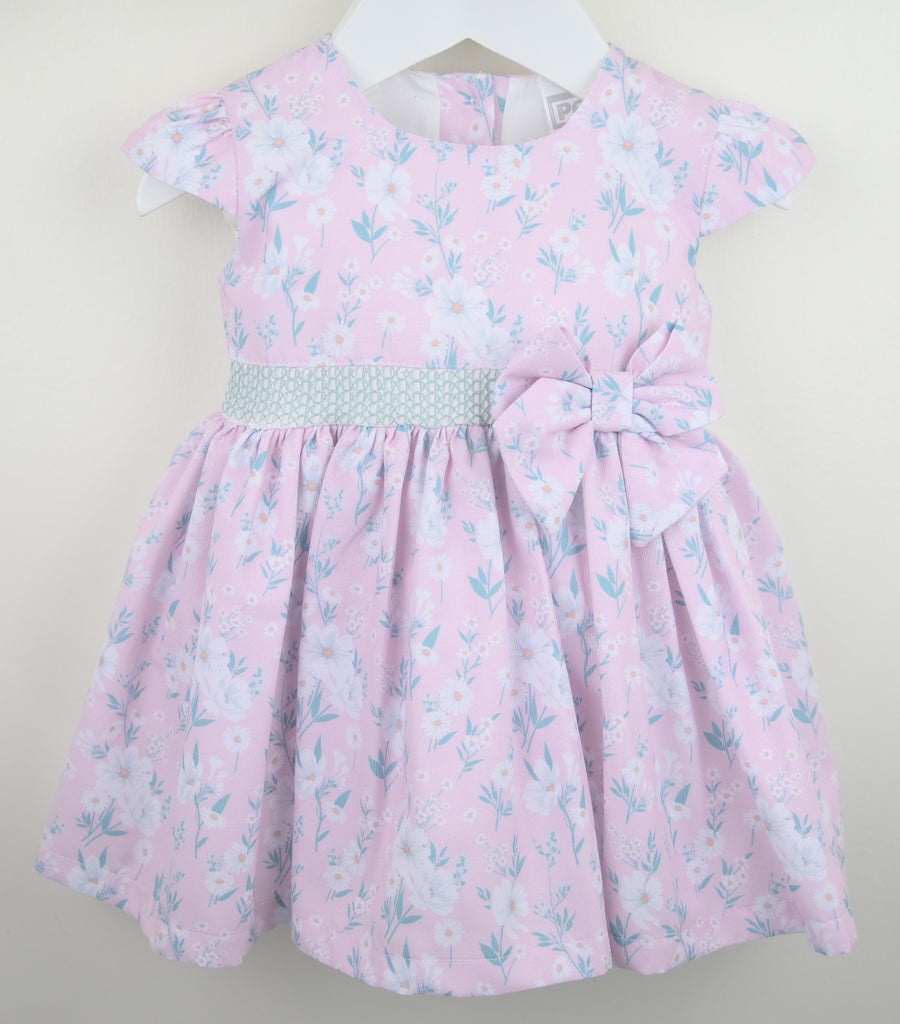 Girls floral dress Pink