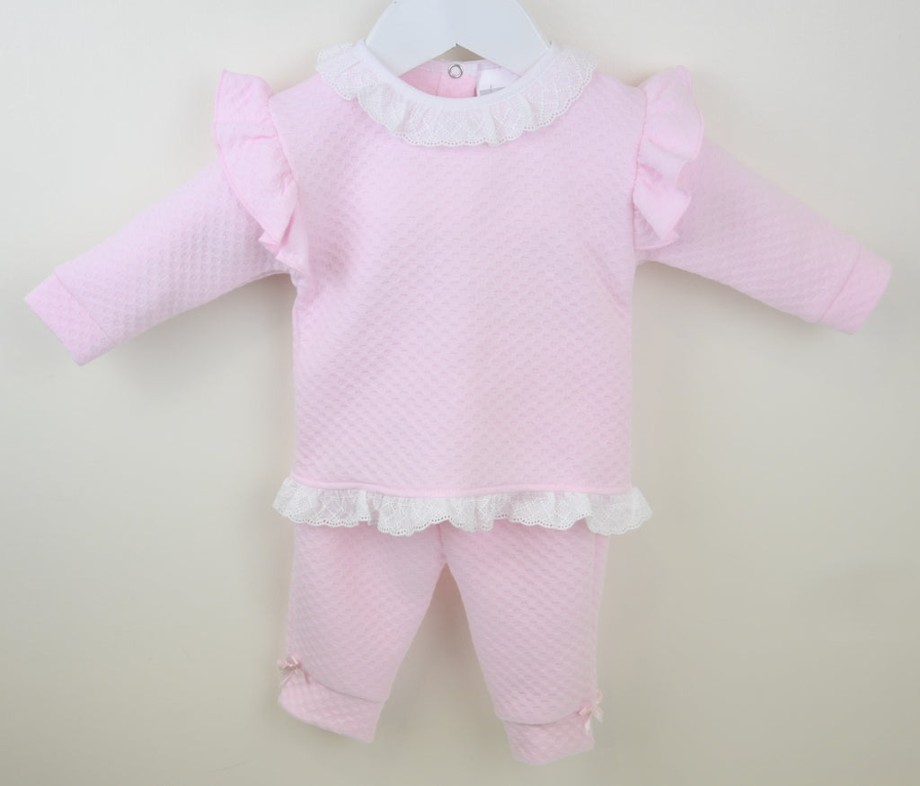 Girls Pink tracksuit