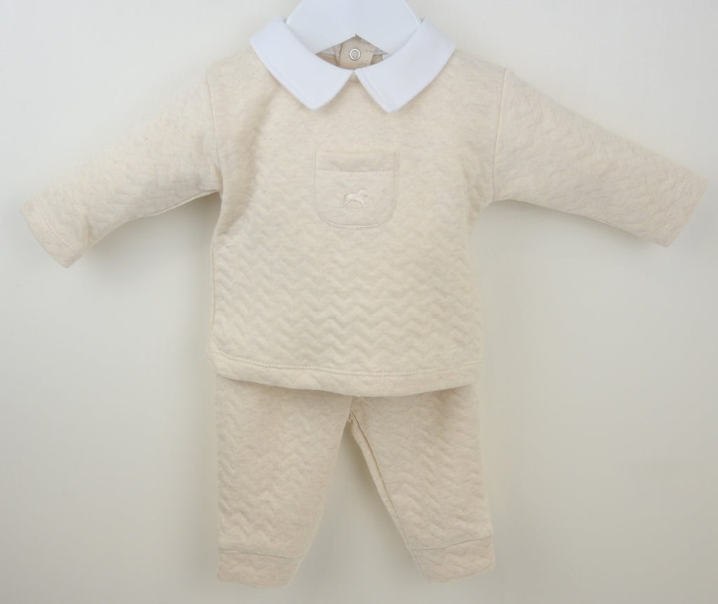 Boys Tracksuit Natural
