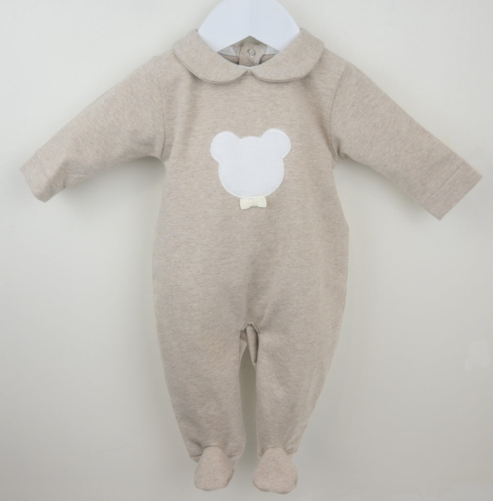 Bear Sleepsuit Natural