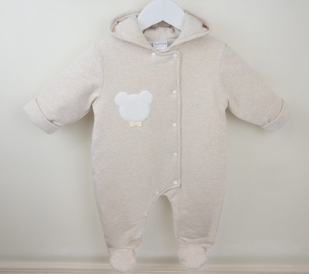 Bear Snowsuit  Natural