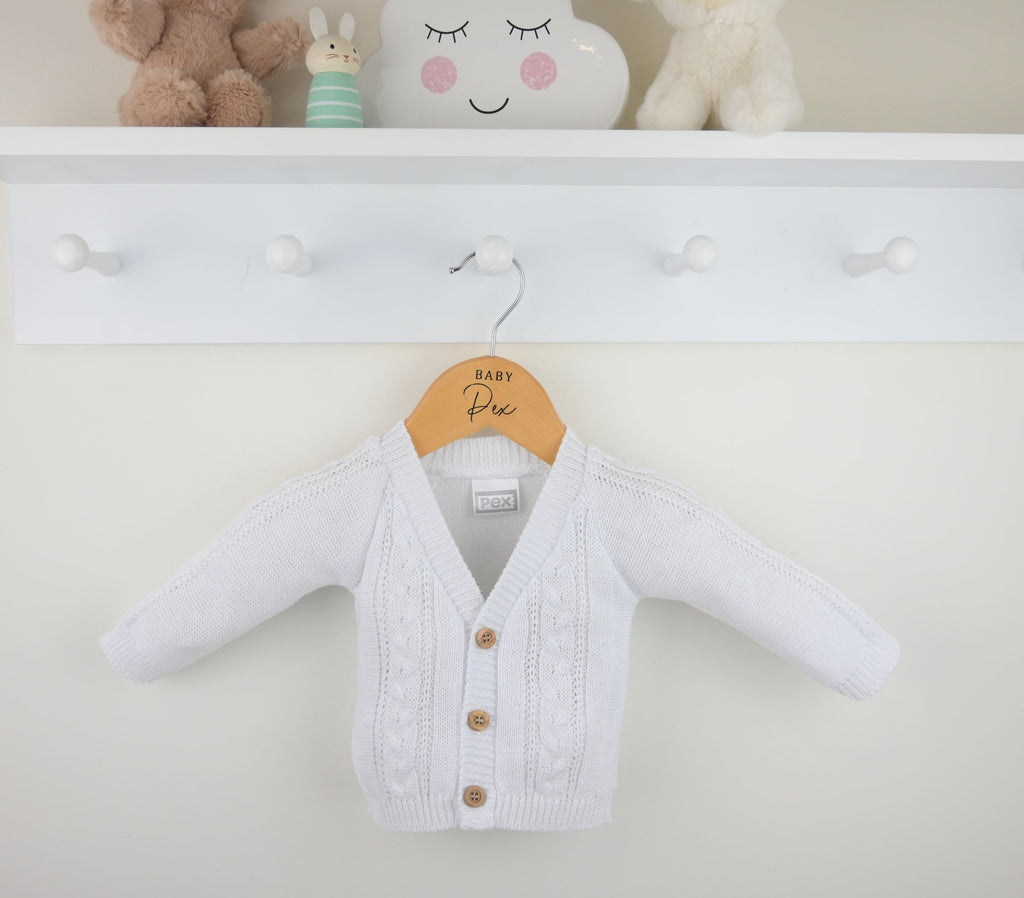 Finch Cardigan  White