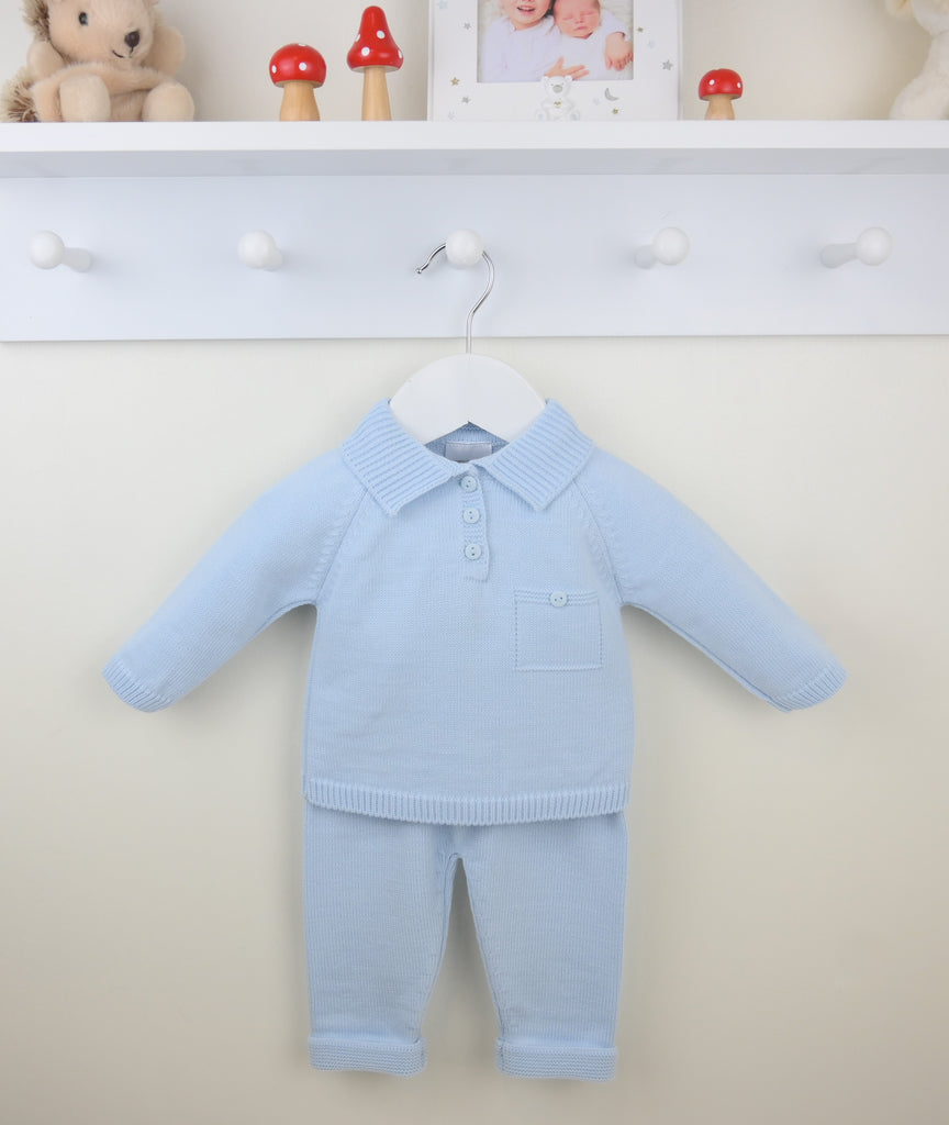 Louis Trouser Suit  Blue