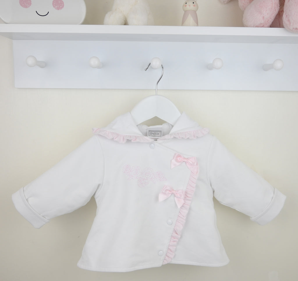 Rosa Jacket  White/Pink