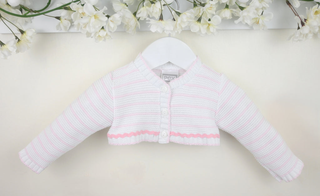 Cotton Striped Bolero