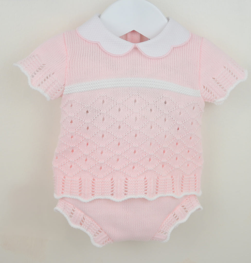 Pink Knitted Outfit