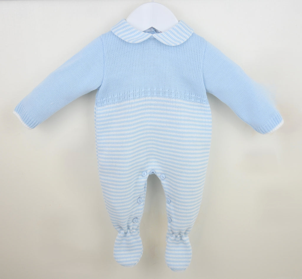 Blue Striped All-in-one