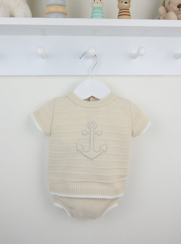 Anchor Pants Suit  Natural