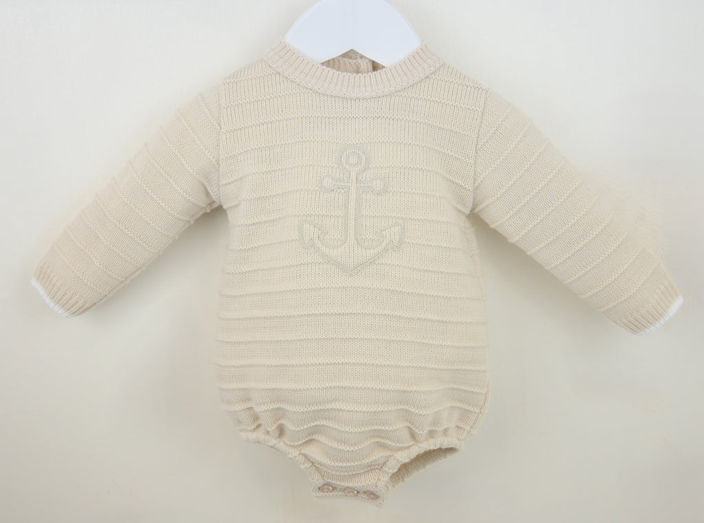 Anchor Romper Natural