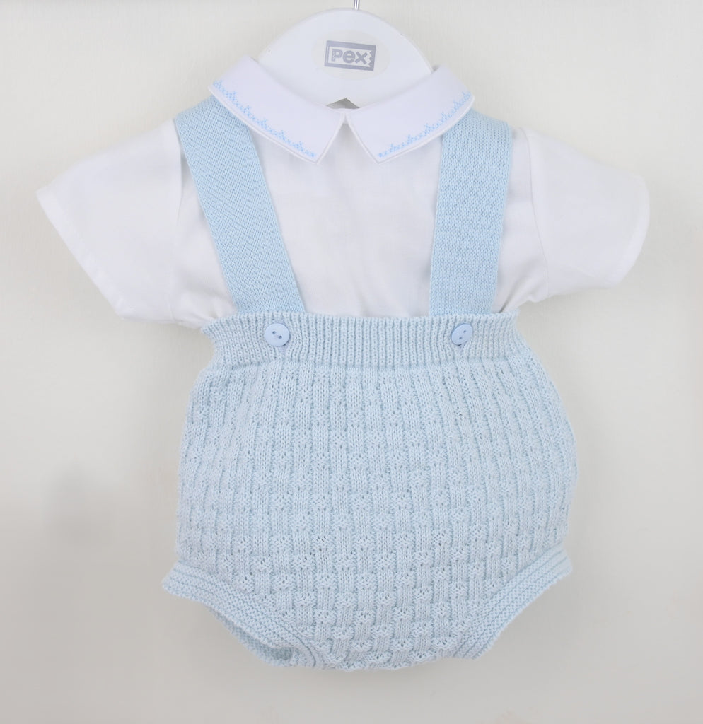 Boys Knitted Outfit  Blue