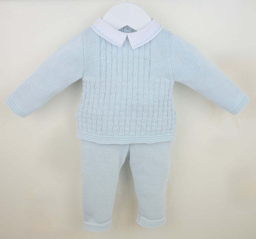 Blue Cotton Suit