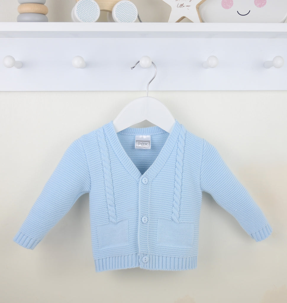 Fletcher Cardigan  Blue  (Pack of 3)