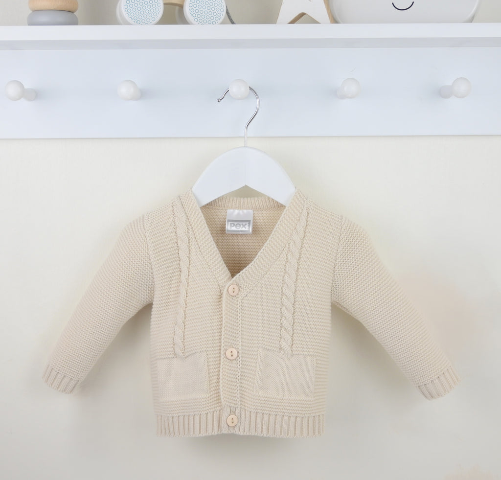 Fletcher Cardigan  Natural (Pack of 3)