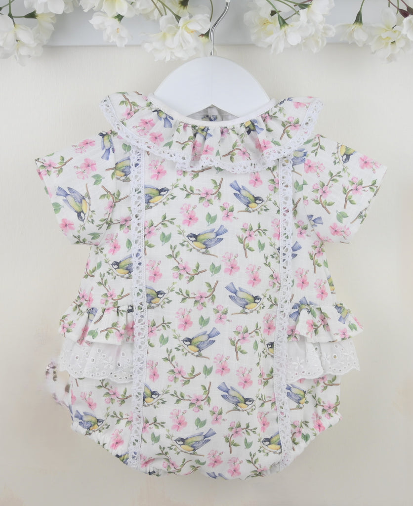 Floral Bird Romper