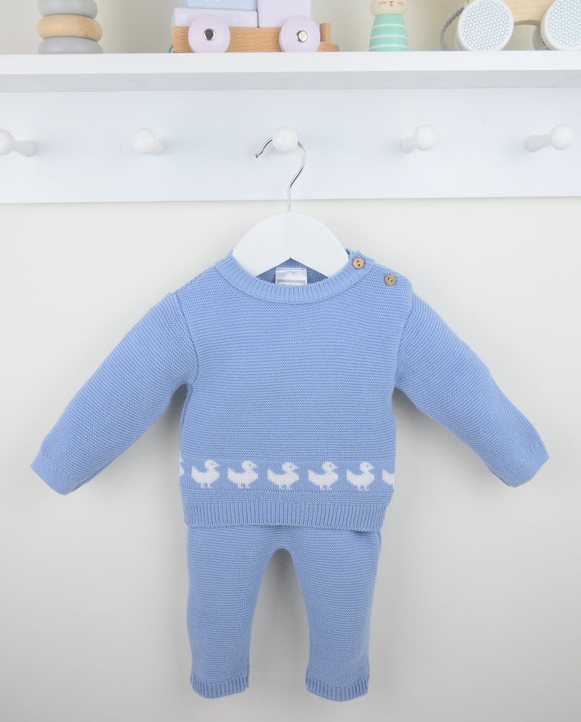Dusky Knitted Suit