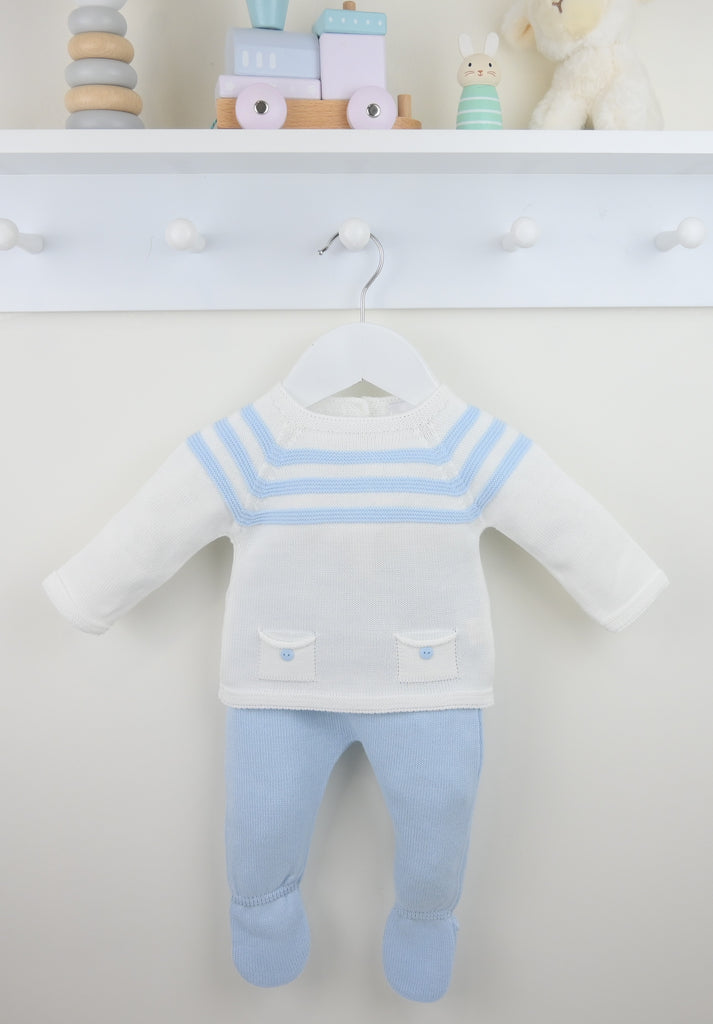 Blue Striped Outfit