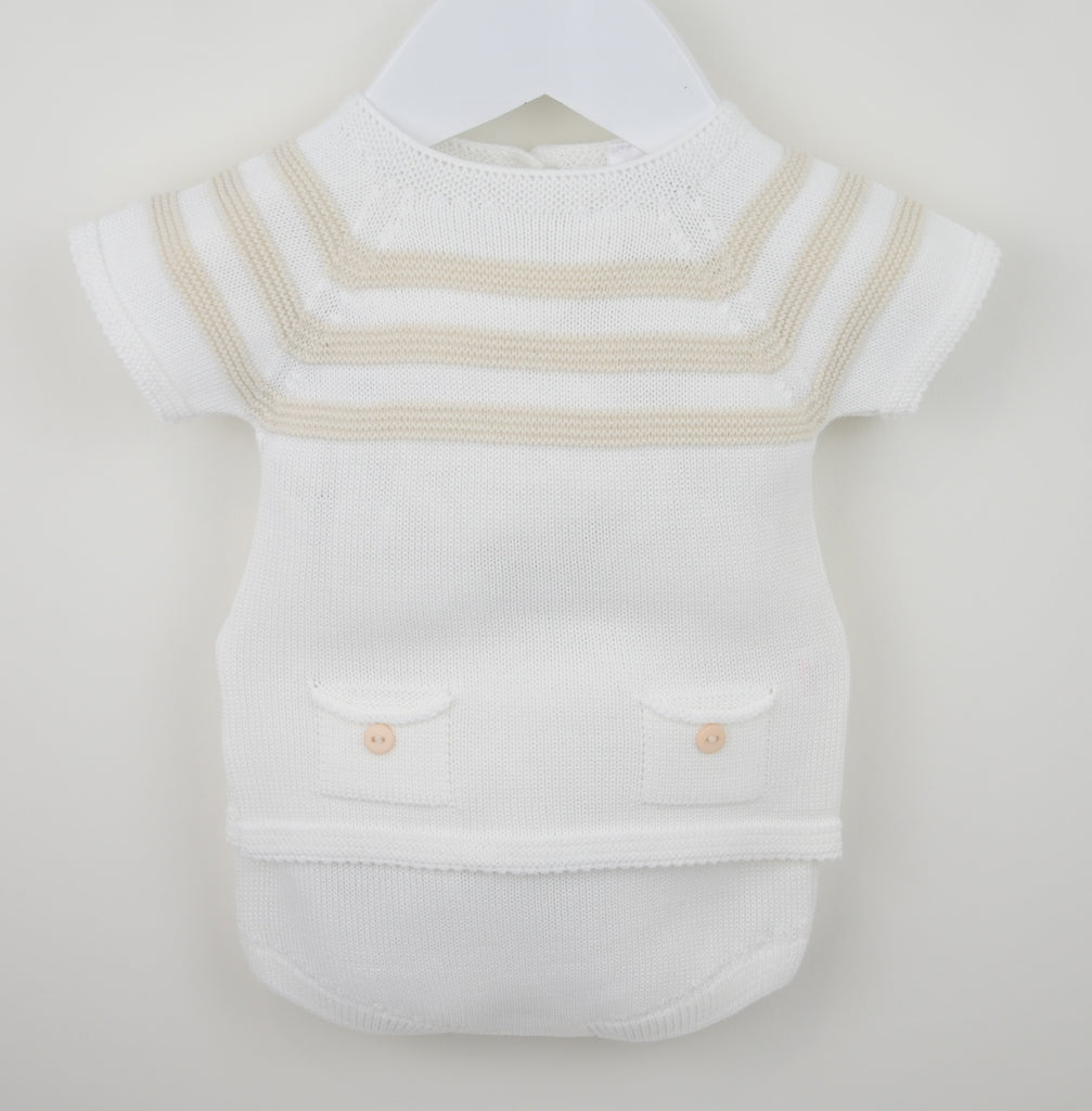 Boys Knitted Shorts Suit