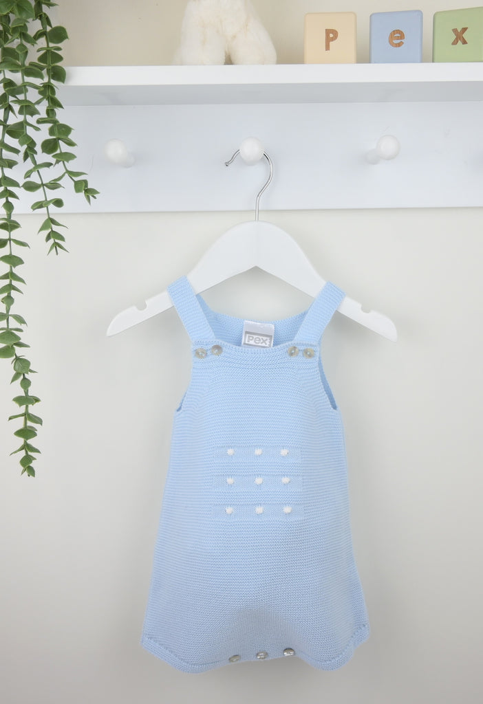 Knitted Romper Blue
