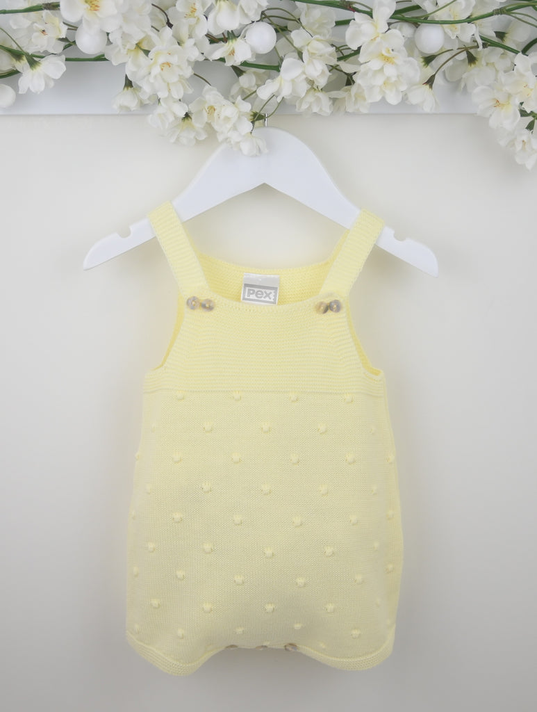 Lemon Knitted Romper