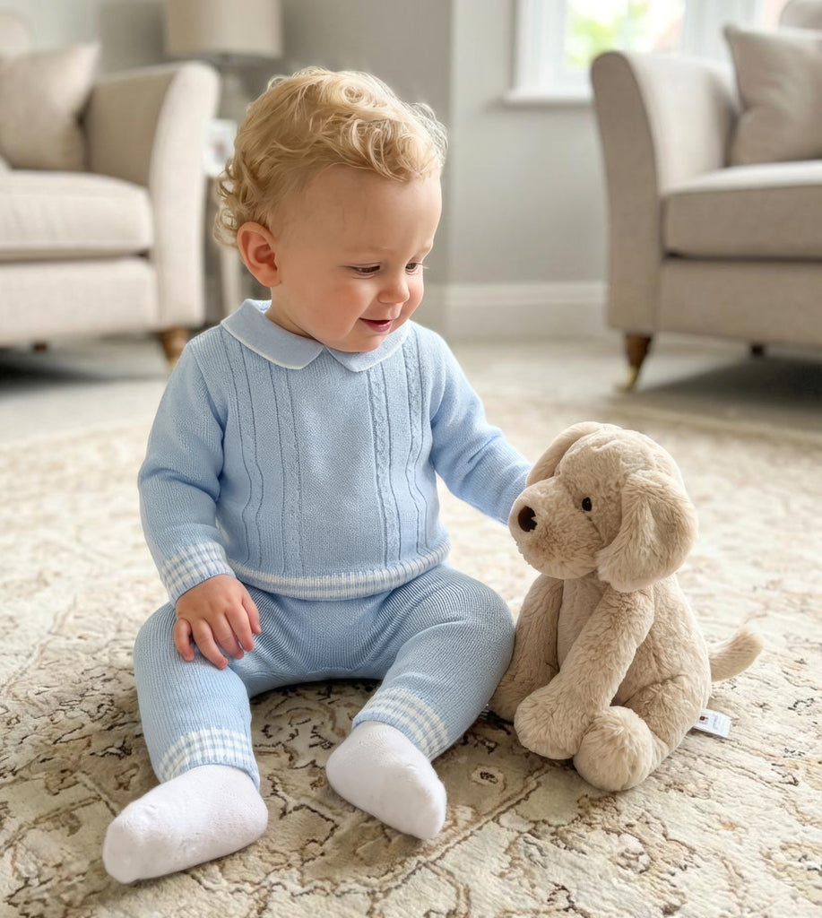 Mario Trouser Suit Blue