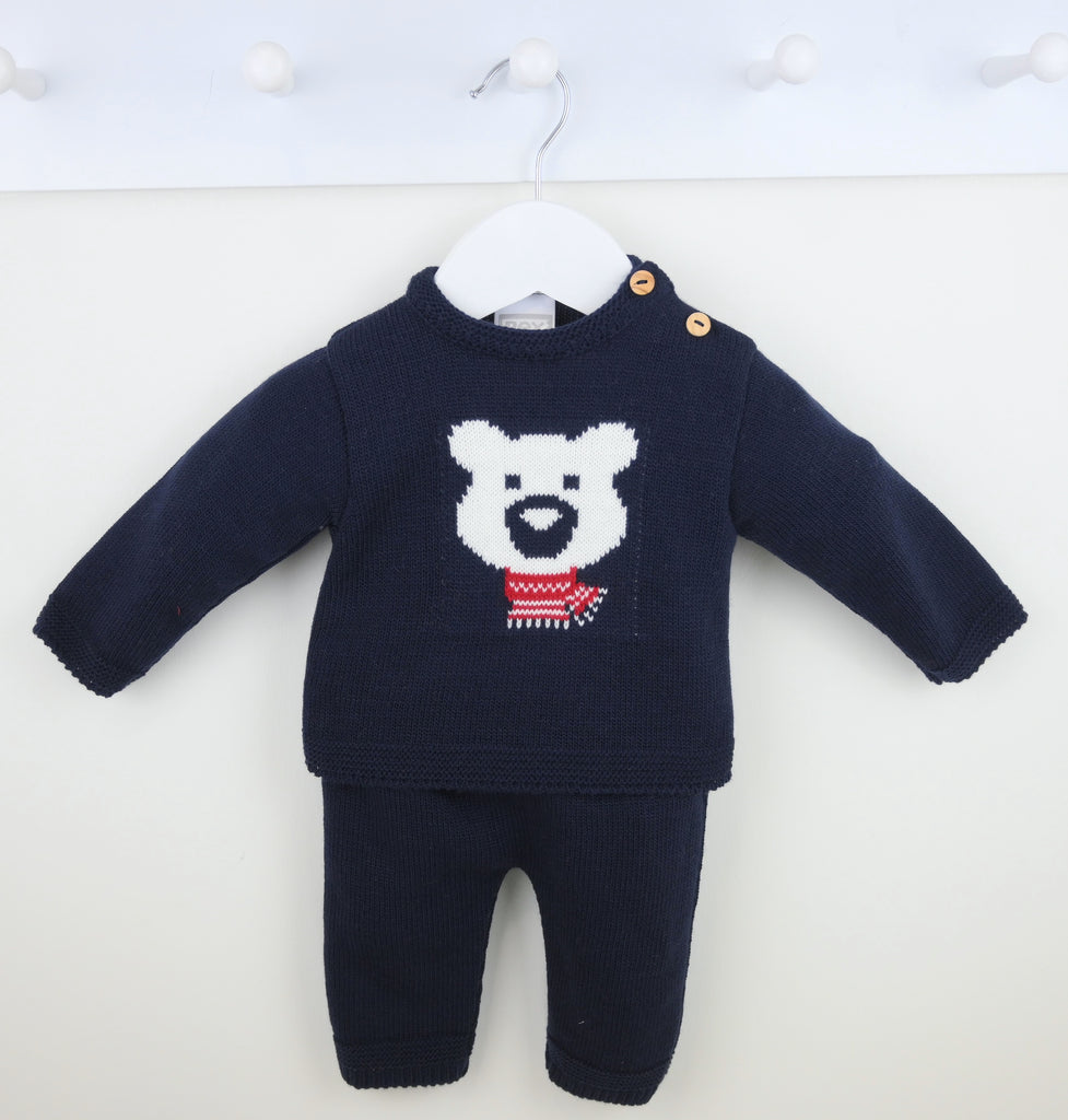 Navy Winter Bear Suit