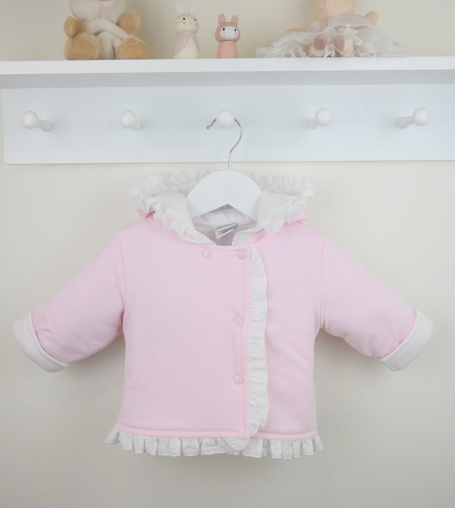 Eliza Hooded Jacket  Pink