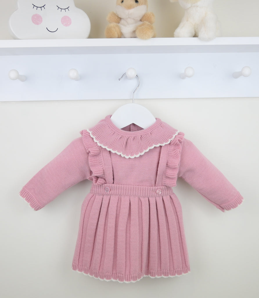 Caterina Pinafore Outfit Dusky Pink