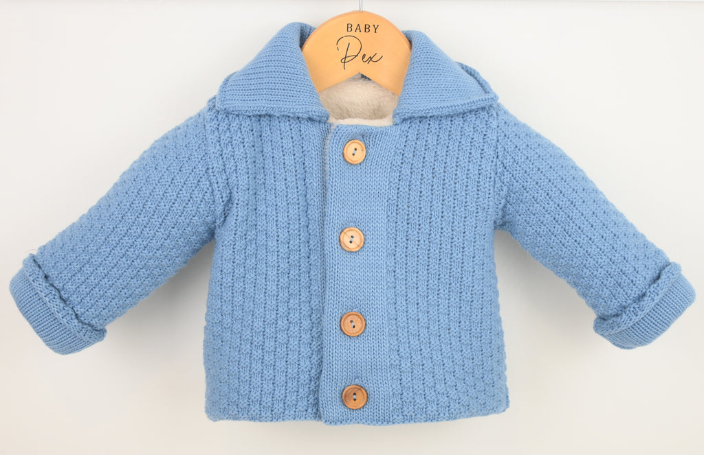 Finbar Jacket Dusky Blue